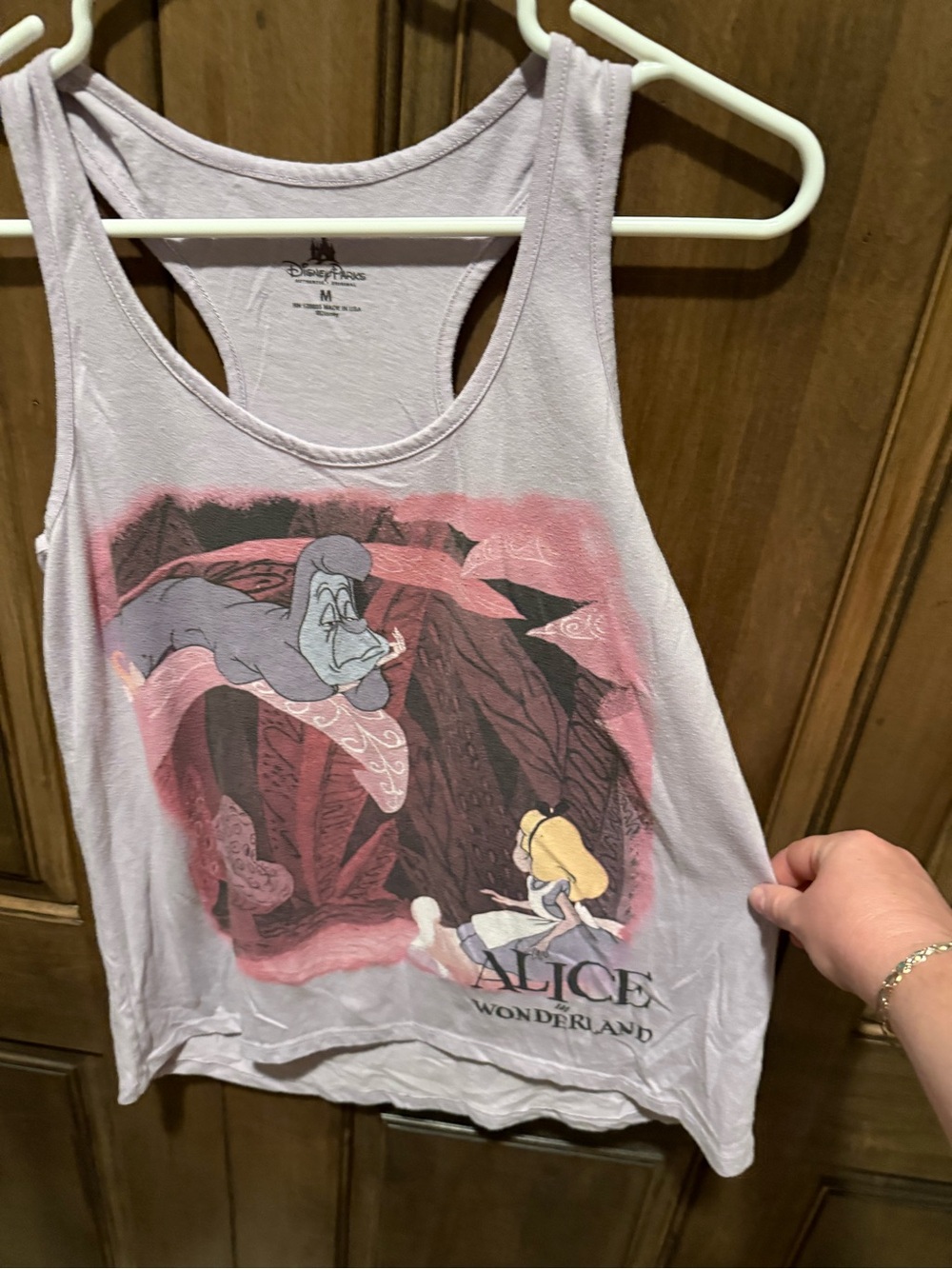Disney Lilac Alice in Wonderland Graphic Tank